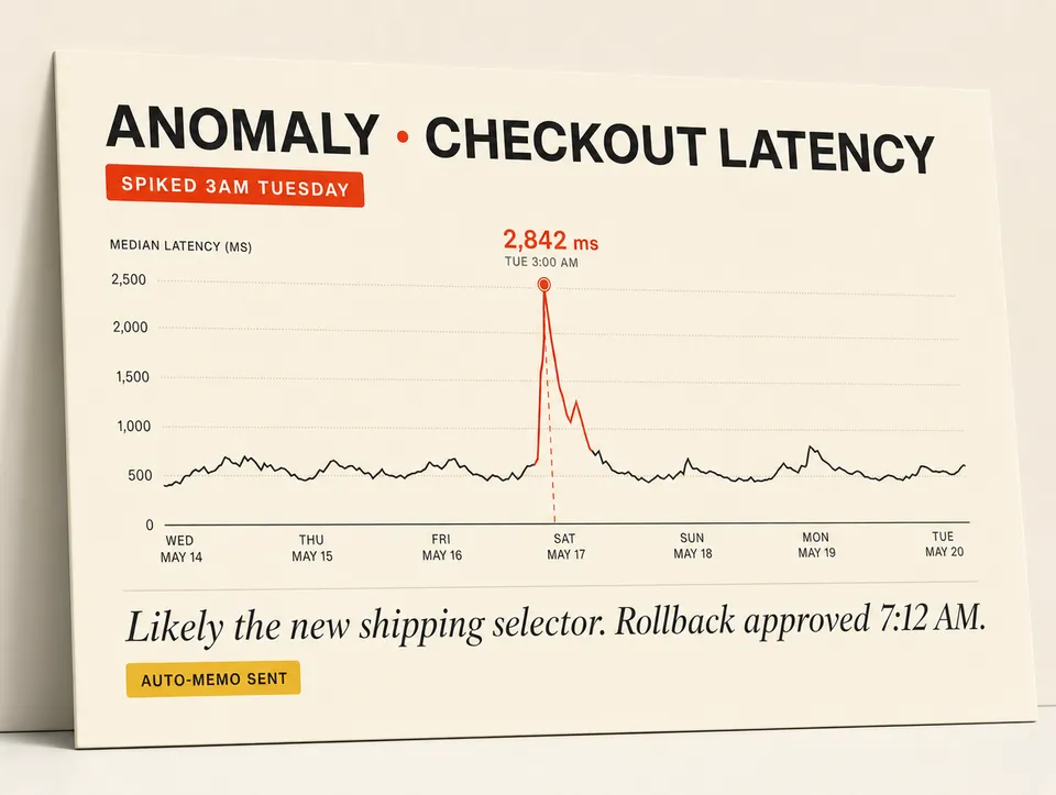 Anomaly memo