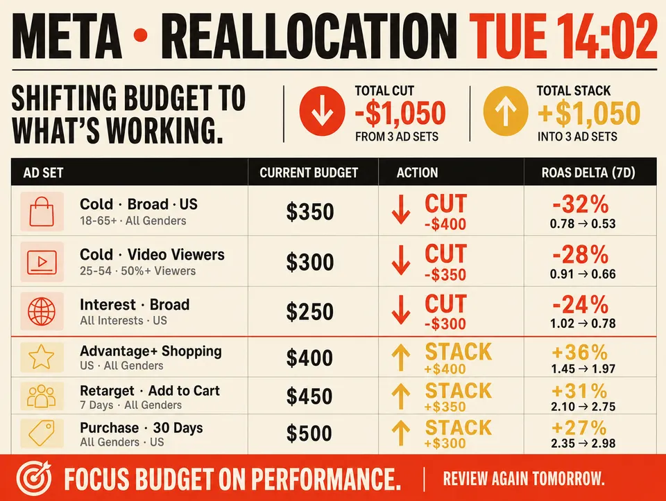 Meta Ads campaign output